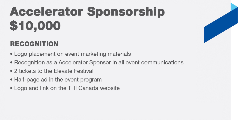 Accelerator Sponsorship