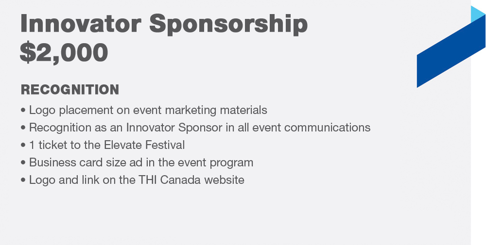 Innovator Sponsorship