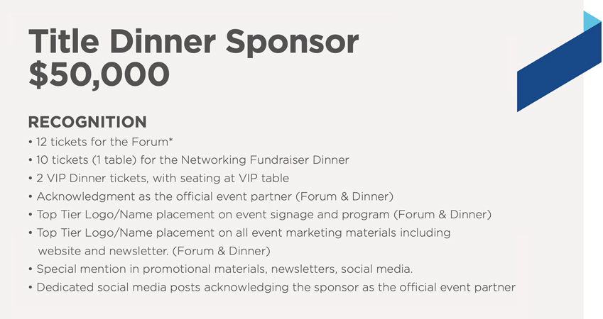 Title Dinner Sponsor